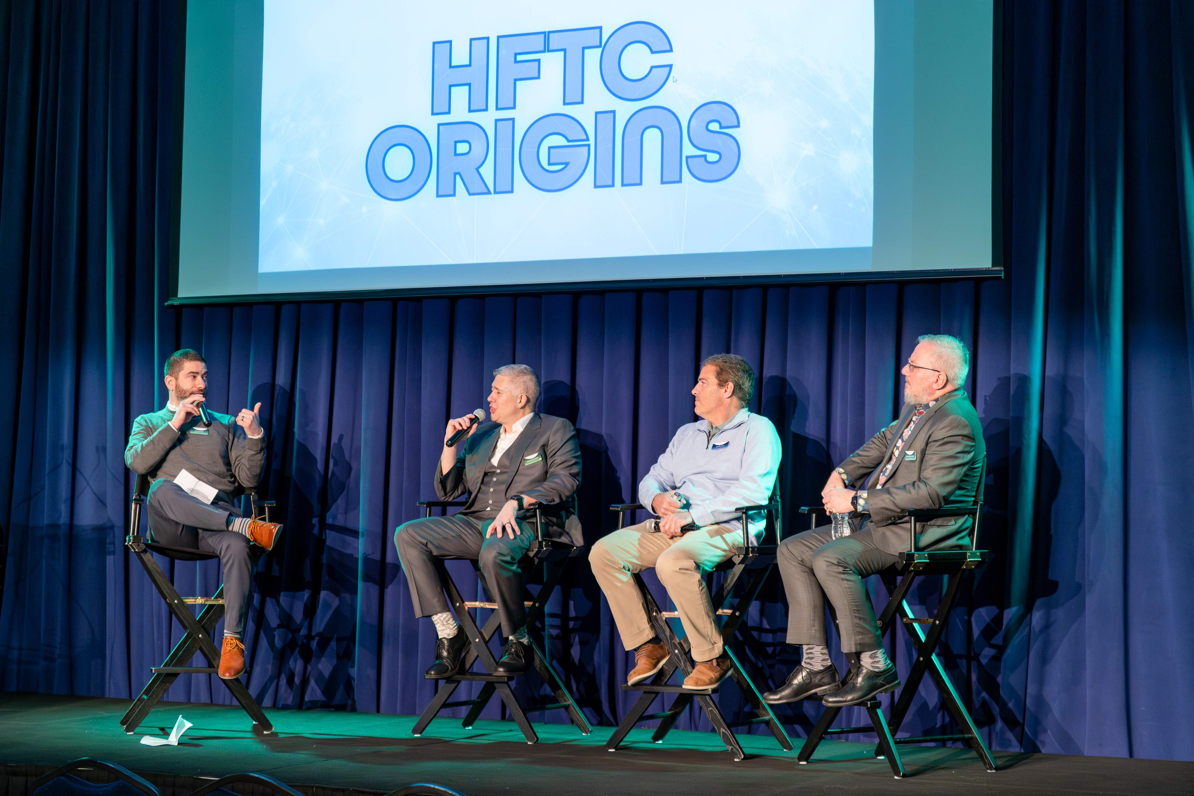 Panel From Origin to Obsolescence with Panelists (from left to right) David Dinner, Ben Saberin, Michael Hess & Eldon Sprickerhoff.