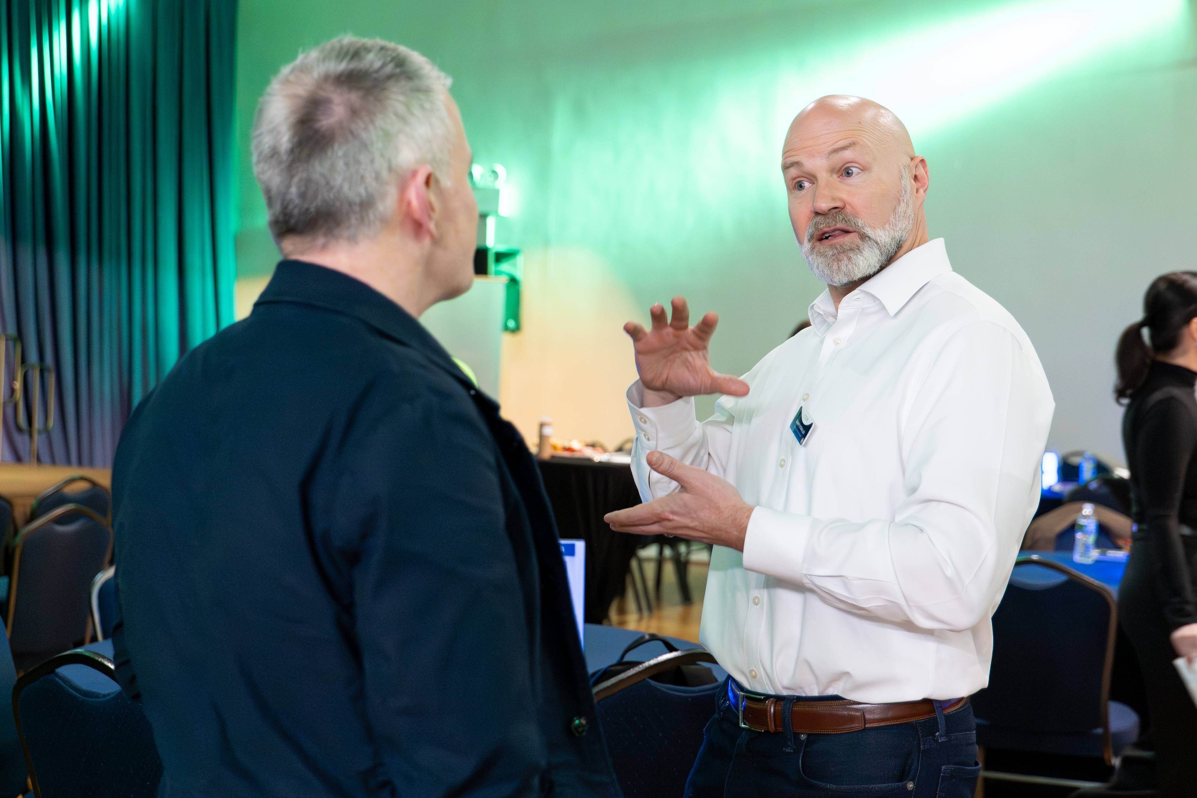 Member of the Quarter Barry Moraller, doing what he does best: Engaging with the HFTC Community!