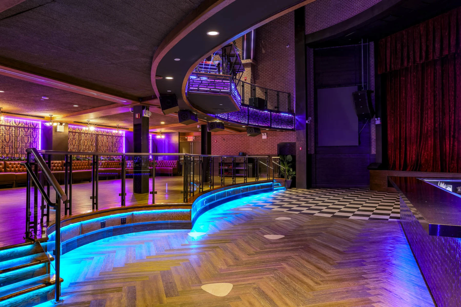 1604 Broadway first floor stage